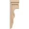Ekena Millwork 4"W x 8"D x 24"H Thin Highland Rough Cedar Woodgrain TimberThane Corbel, Primed Tan CORUR04X08X24HLDRCPR - alternate 5